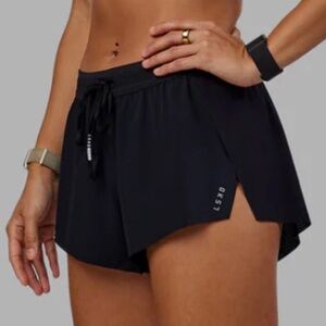 Women's Black Athletic Shorts - Performance Running Shorts